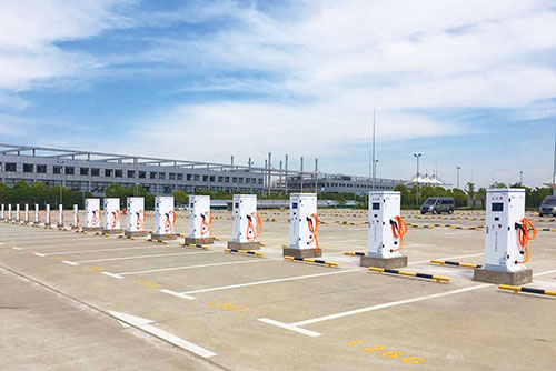上海浦東國際機場停車場充電站項目