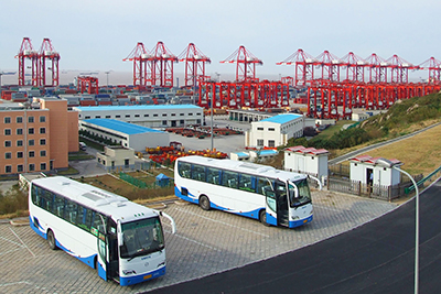 上海洋山港電動巴士充電站項目